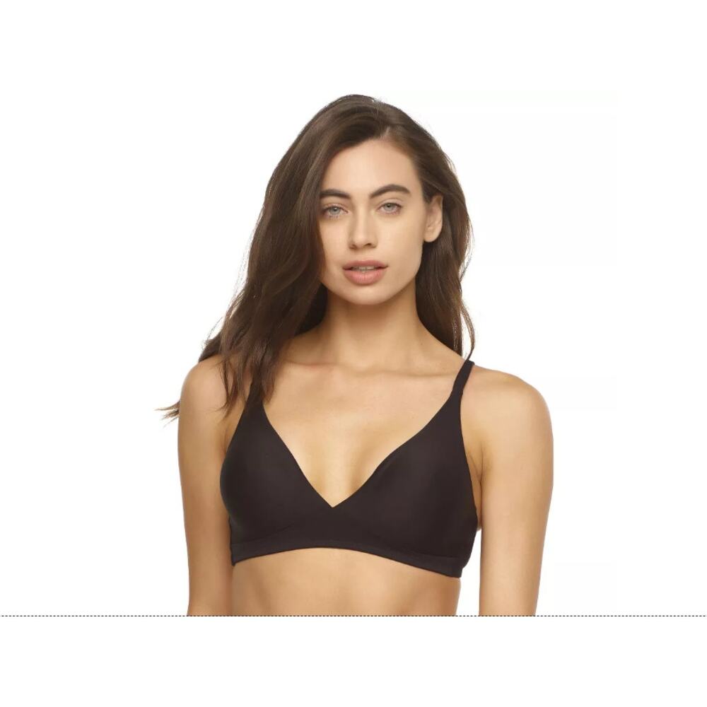 Felina Blissful Comfort Bra 4-Way Stretch Black Size S/M